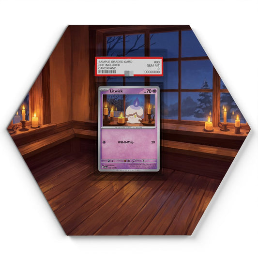 036/084 Litwick - Extended Artwork Pokemon Card Display