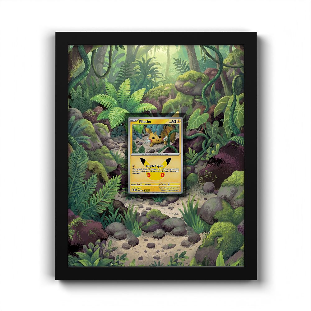 038/128 Pikachu - Extended Artwork Pokemon Card Frame