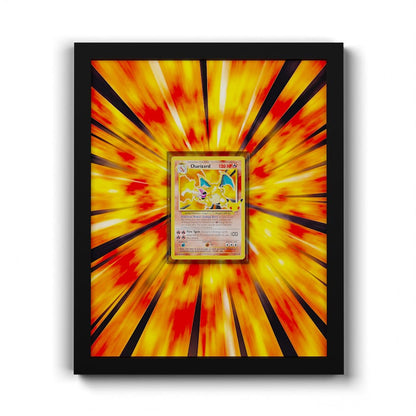 04/102 Glurak - Extended Artwork Framed Pokemon Card Display