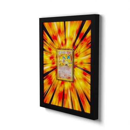 04/102 Glurak - Extended Artwork Framed Pokemon Card Display