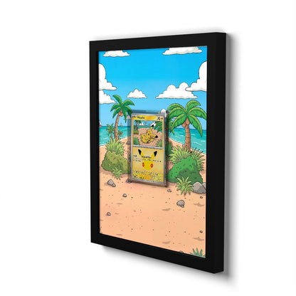 043/128 Pikachu - Extended Artwork Pokemon Card Frame
