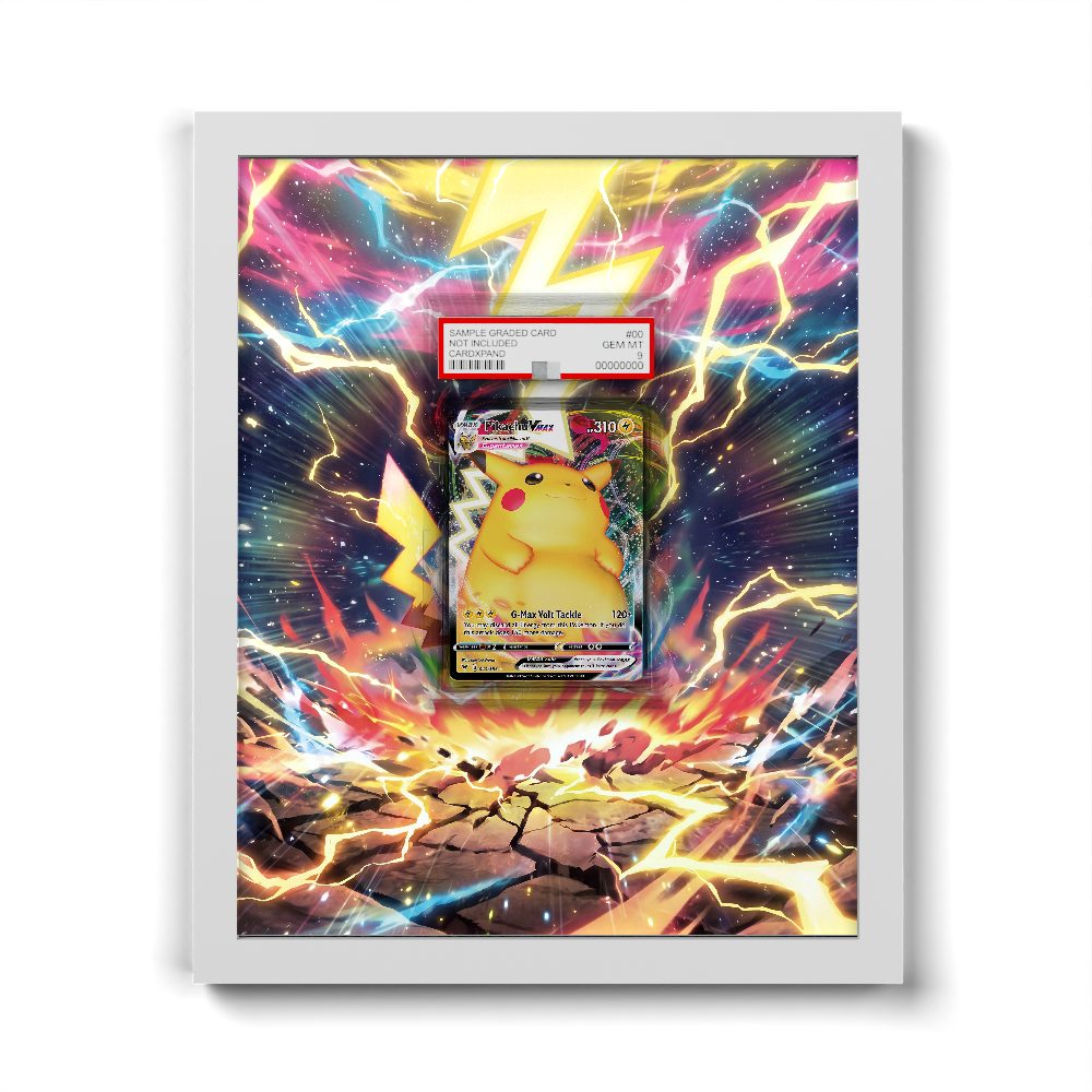 044/185 Pikachu VMAX - Extended Artwork Pokemon Card Frame