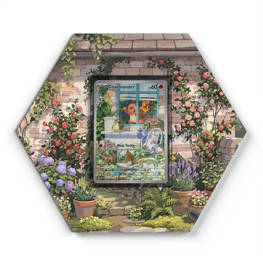 044 Glumanda (Promo) - Extended Artwork Pokemon Card Display