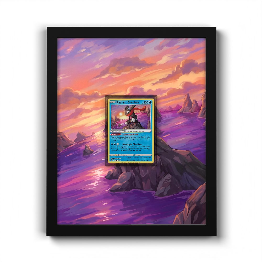 046/189 Radiant Greninja - Extended Artwork Pokemon Card Frame