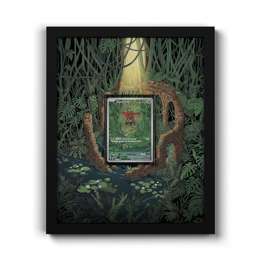 065 Kapu-Toro - Extended Artwork Framed Pokemon Card Display