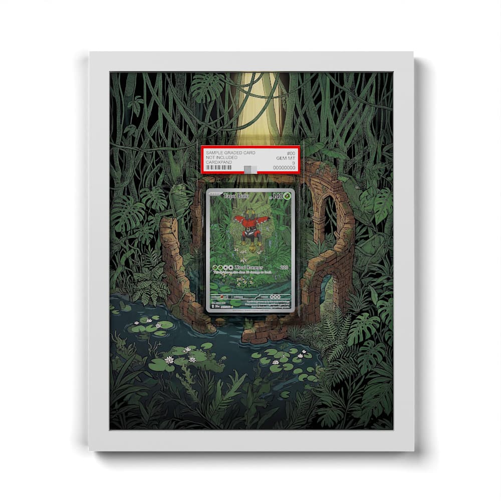 065 Kapu-Toro - Extended Artwork Framed Pokemon Card Display