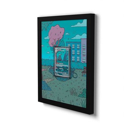 069 Zwirrklop - Extended Artwork Framed Pokemon Card Display