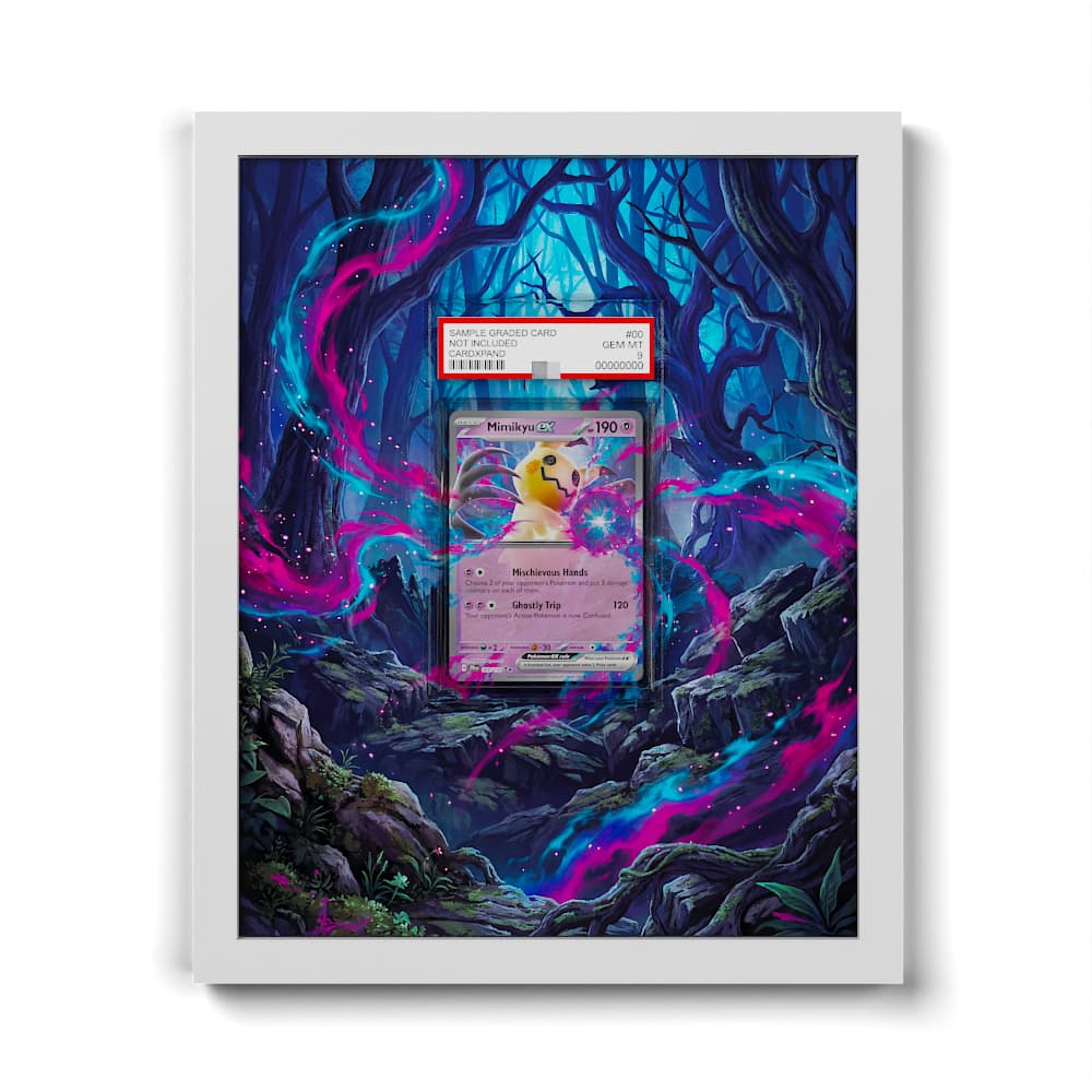069/159 Mimigma EX - Extended Artwork Framed Pokemon Card Display