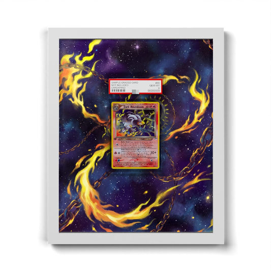 07/105 Dark Houndoom - Extended Artwork Pokemon Card Frame