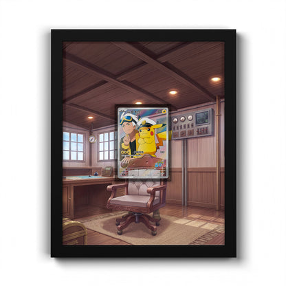 0709/09 Captain Pikachu - Extended Artwork Pokemon Card Frame