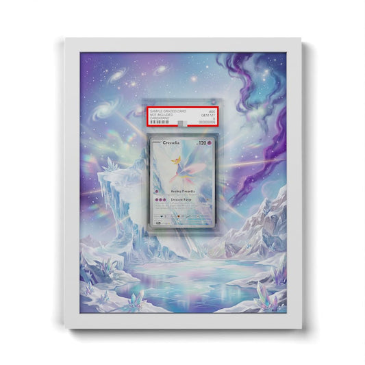071 Cresselia - Extended Artwork Framed Pokemon Card Display