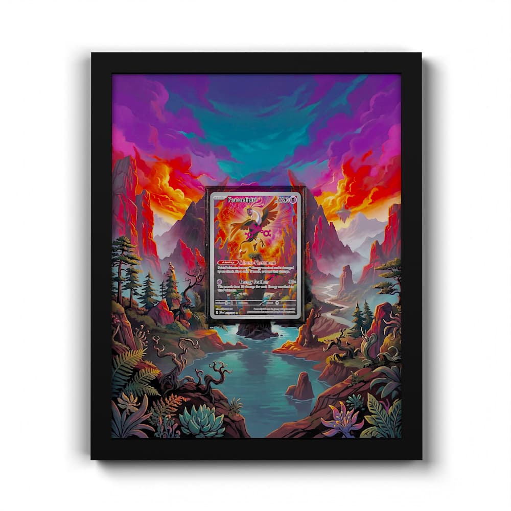 073 Beasprit - Extended Artwork Framed Pokemon Card Display