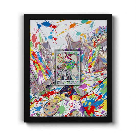 073/068 Farbeagle - Extended Artwork Framed Pokemon Card Display