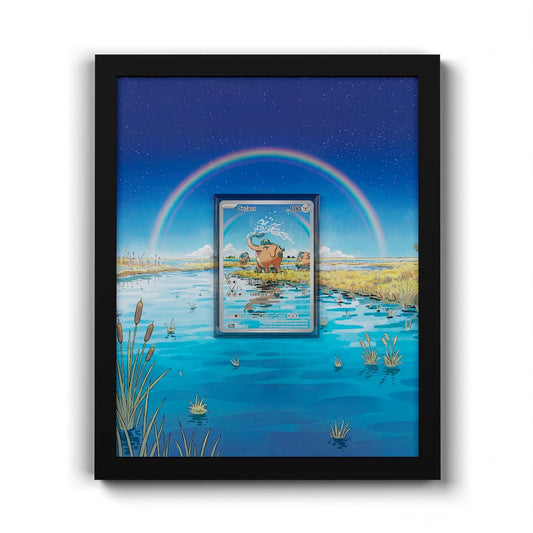 076 Kupfanti - Extended Artwork Framed Pokemon Card Display