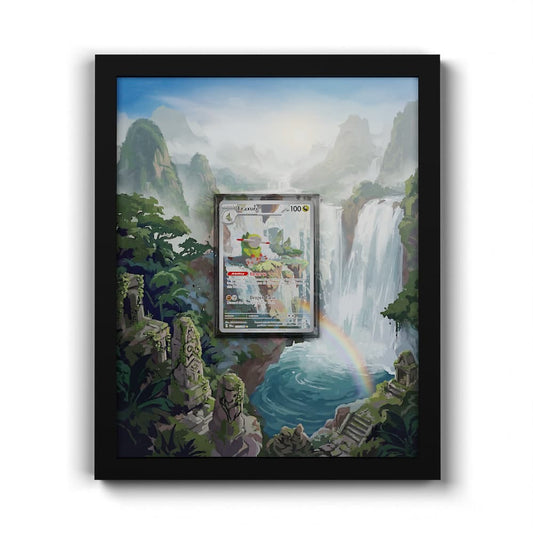 077 Sharfax - Extended Artwork Framed Pokemon Card Display