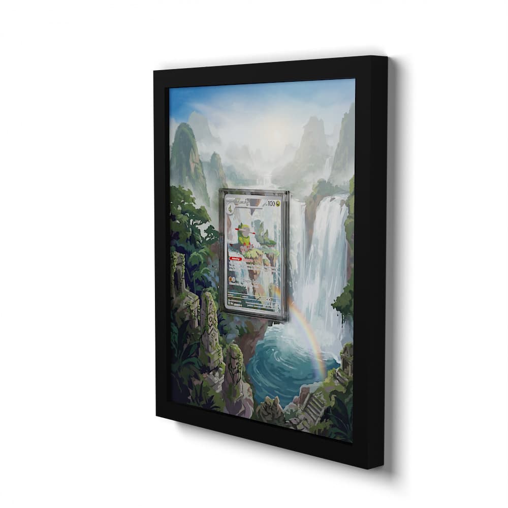 077 Sharfax - Extended Artwork Framed Pokemon Card Display