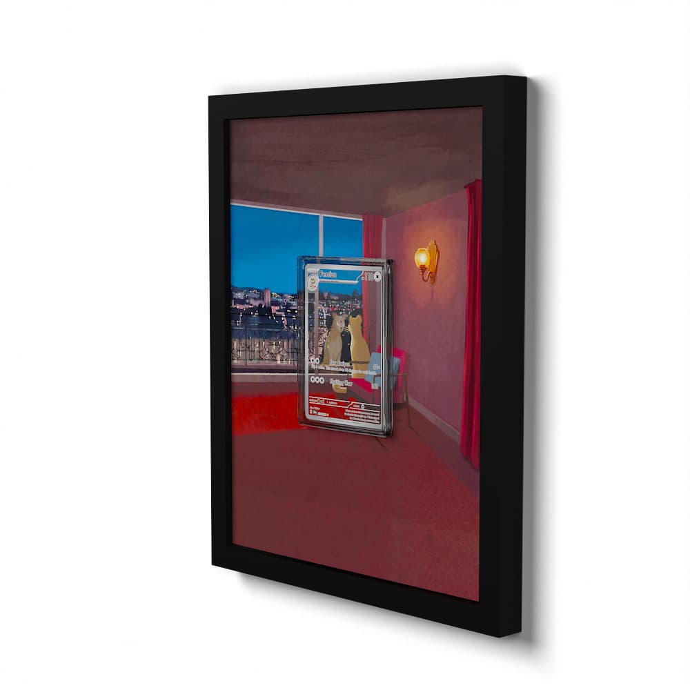 078 Snobilikat - Extended Artwork Framed Pokemon Card Display