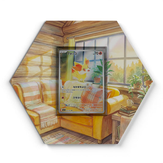 080 Fynx - Extended Artwork Pokemon Card Display