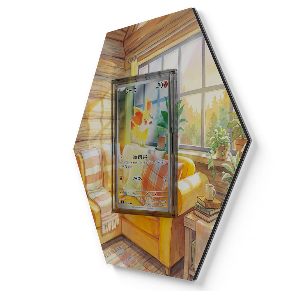 080 Fynx - Extended Artwork Pokemon Card Display