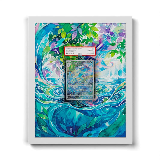 087/083 Amphizel - Extended Artwork Framed Pokemon Card Display