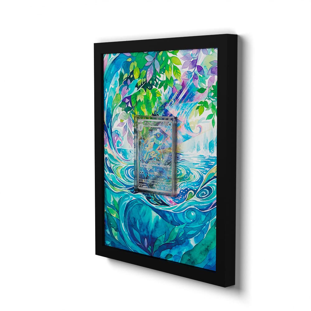 087/083 Amphizel - Extended Artwork Framed Pokemon Card Display