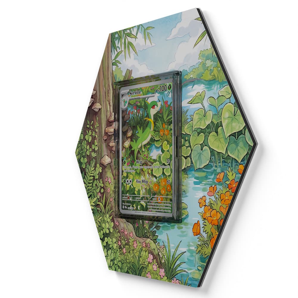088/086 Servine - Extended Artwork Pokemon Card Display