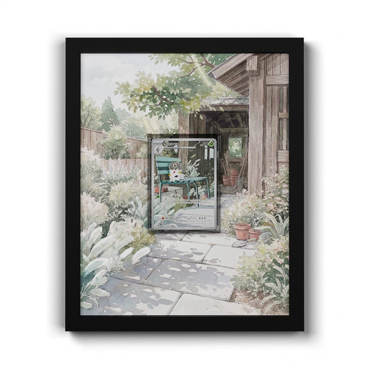 089 Puponcho - Extended Artwork Framed Pokemon Card Display