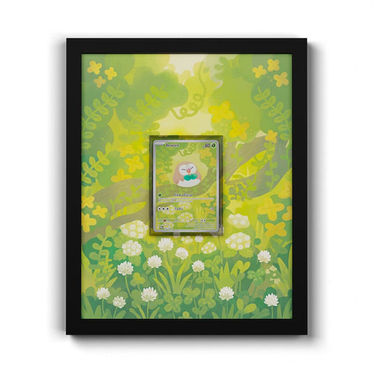 090 Bauz - Extended Artwork Framed Pokemon Card Display