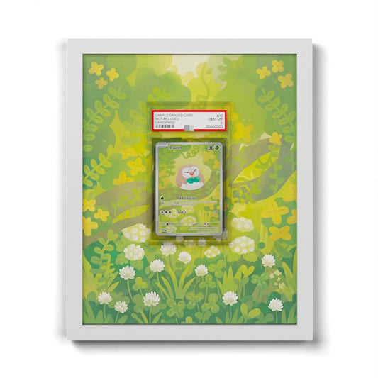 090 Bauz - Extended Artwork Framed Pokemon Card Display