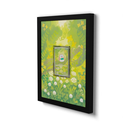 090 Bauz - Extended Artwork Framed Pokemon Card Display