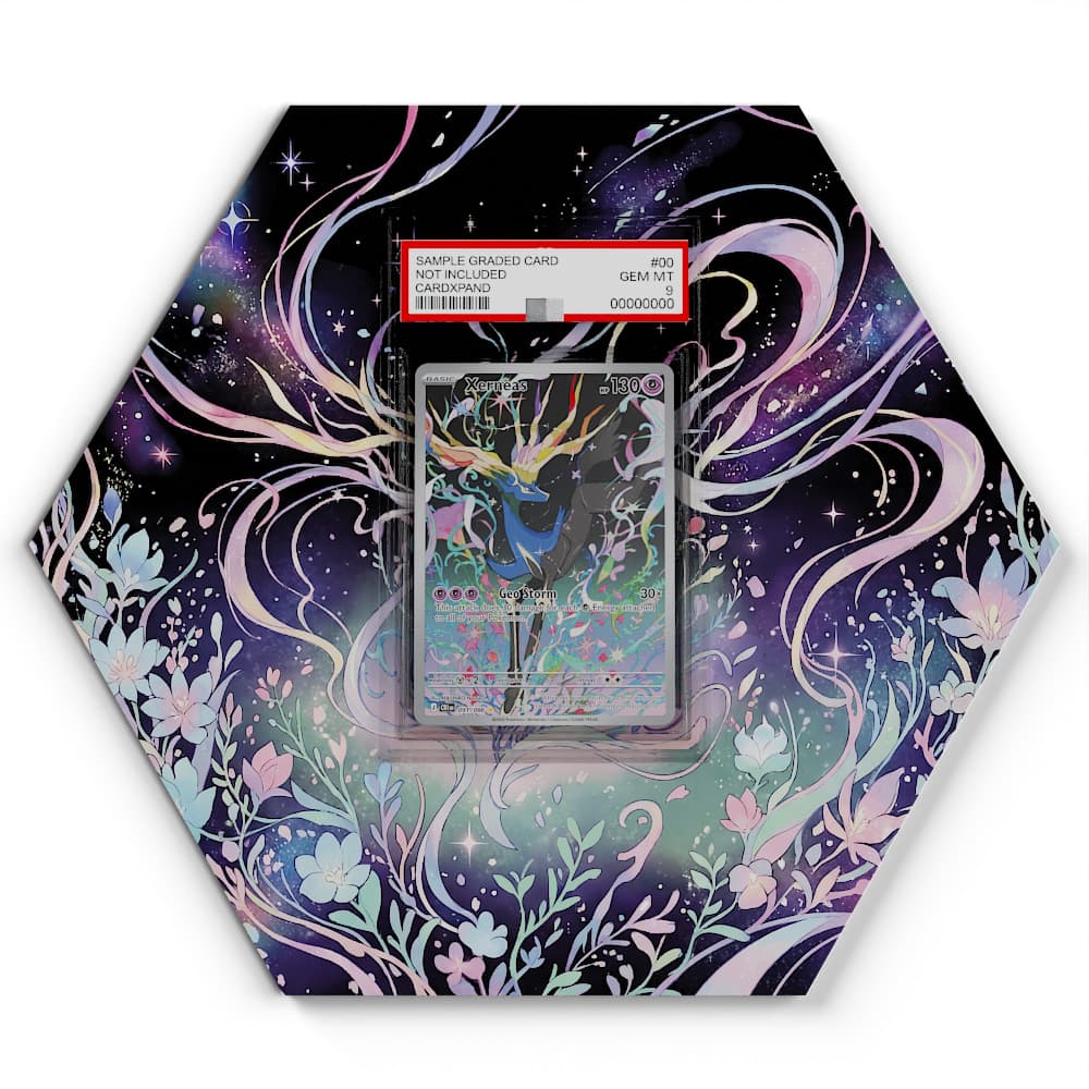 091/086 Xerneas - Extended Artwork Pokemon Card Display