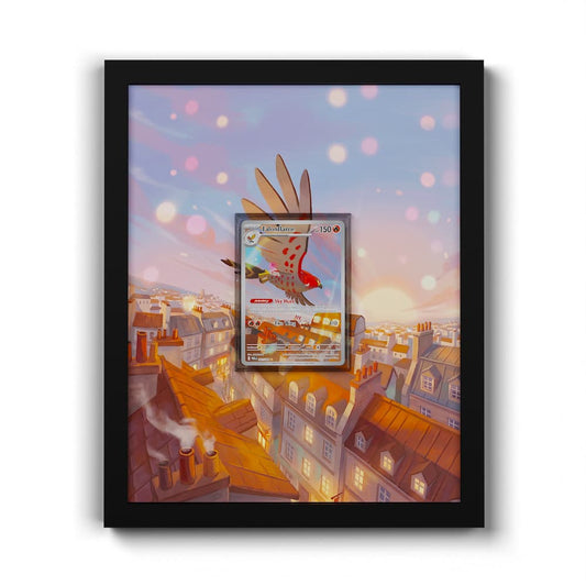 091 Fiaro - Extended Artwork Framed Pokemon Card Display