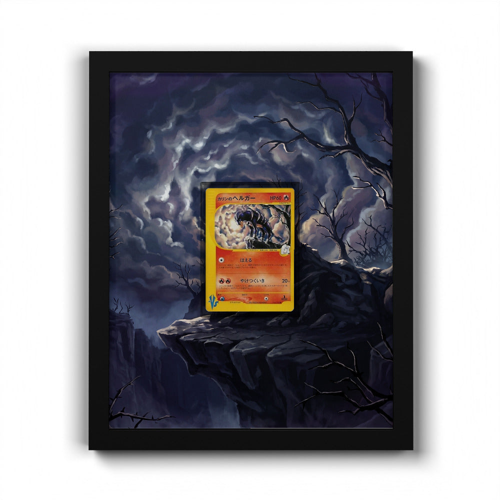 092/141 Karen's Houndoom - Extended Artwork Pokemon Card Frame