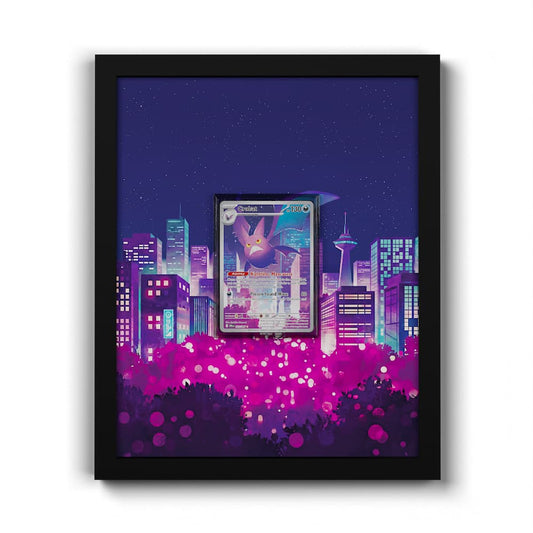 093/086 Iksbat - Extended Artwork Framed Pokemon Card Display