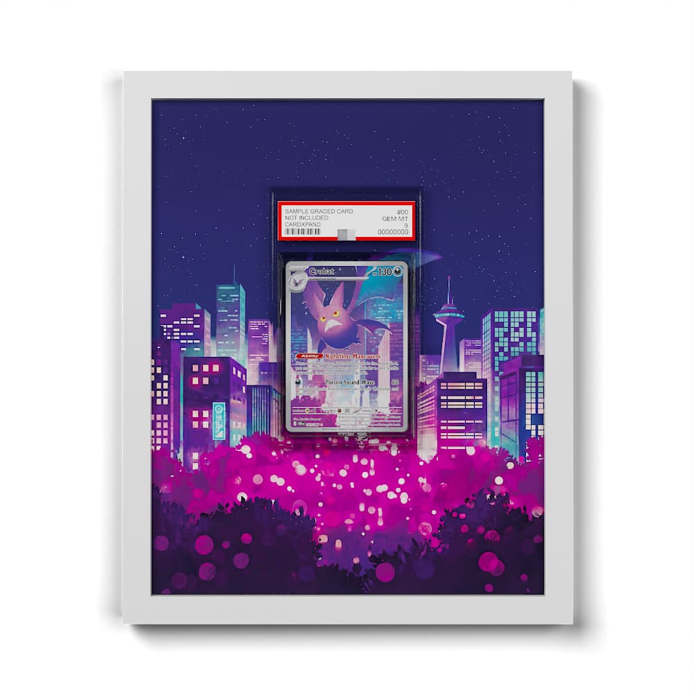 093/086 Iksbat - Extended Artwork Framed Pokemon Card Display