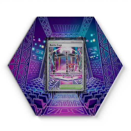 116/094 Kampfkäfig - Extended Artwork Pokemon Card Display