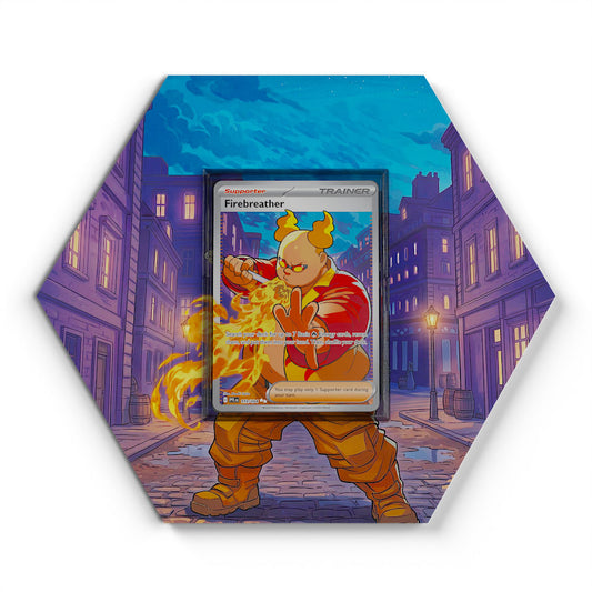 119/119 Feuerspucker - Extended Artwork Pokemon Card Display