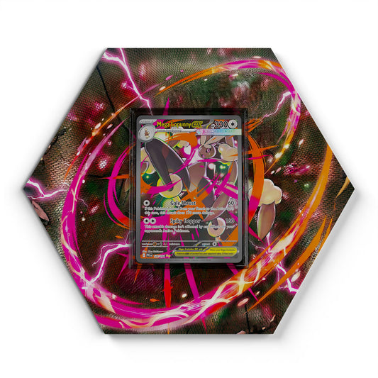 128/094 Mega-Schlapor EX - Extended Artwork Pokemon Card Display