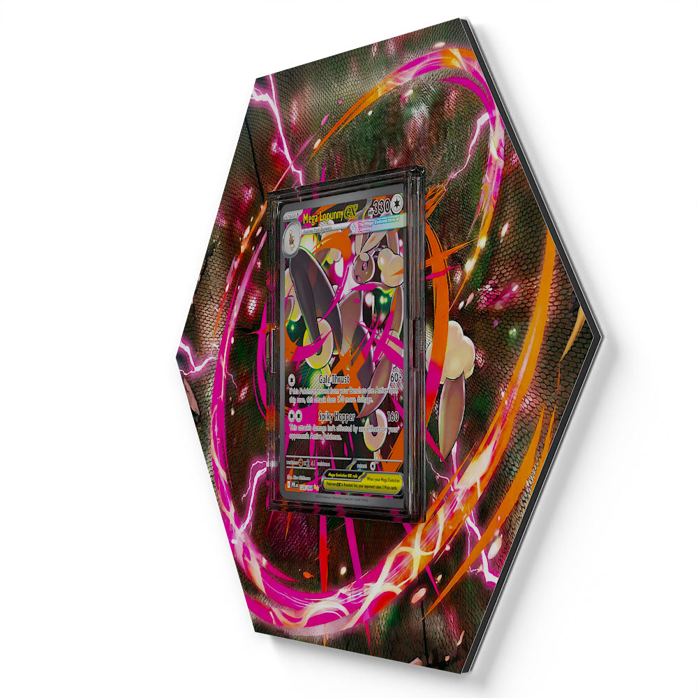 128/094 Mega-Schlapor EX - Extended Artwork Pokemon Card Display