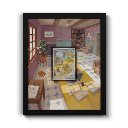 095 Psiau - Extended Artwork Framed Pokemon Card Display