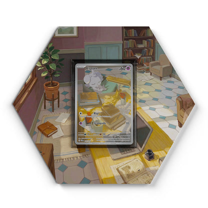 095/088 Psiau - Extended Artwork Pokemon Card Display