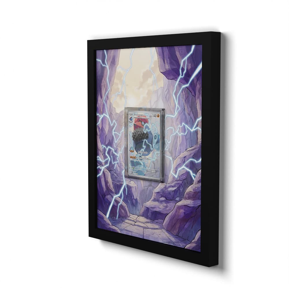 096 Voluminas - Extended Artwork Framed Pokemon Card Display