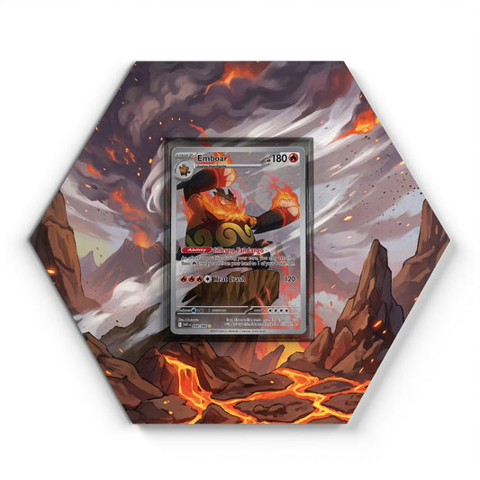 098/086 Flambirex - Extended Artwork Pokemon Card Display