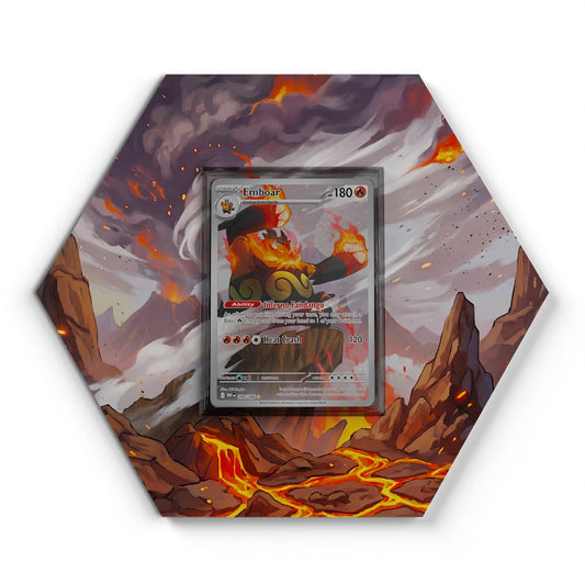 098/086 Flambirex - Extended Artwork Pokemon Card Display