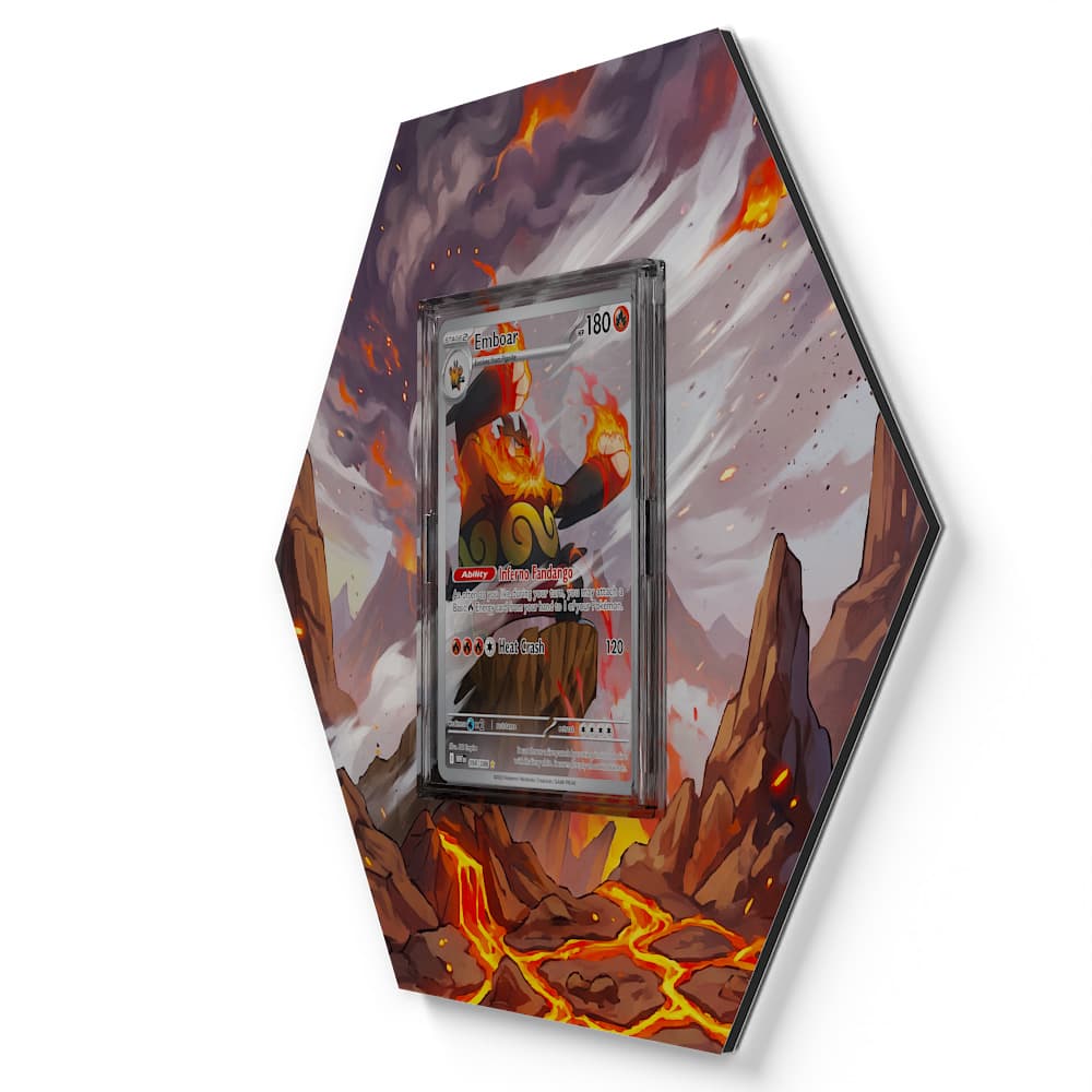 098/086 Flambirex - Extended Artwork Pokemon Card Display