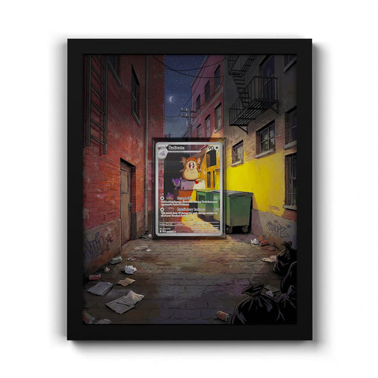 099 Rattikarl - Extended Artwork Framed Pokemon Card Display