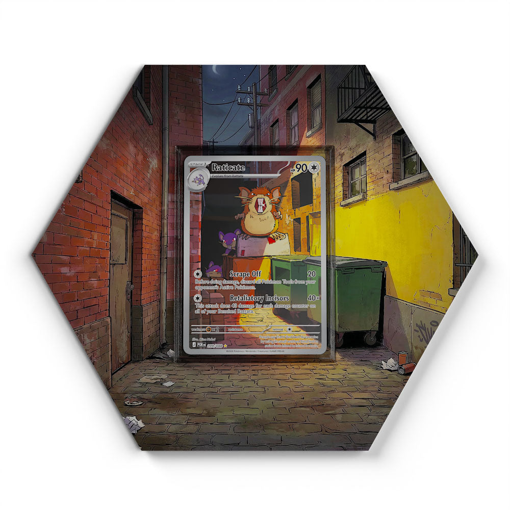 099/088 Rattikarl - Extended Artwork Pokemon Card Display