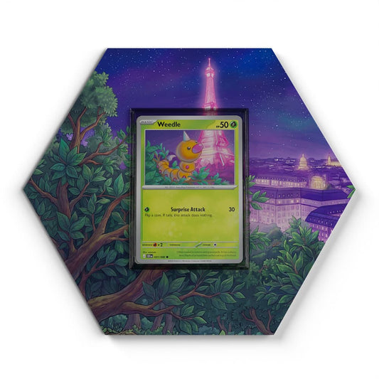 1/086 Weedle - Extended Artwork Pokemon Card Display