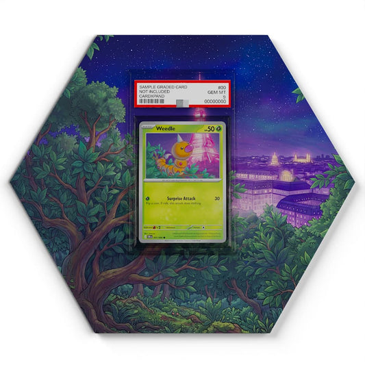 1/086 Weedle - Extended Artwork Pokemon Card Display