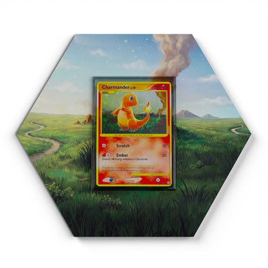 101/100 Glumanda - Extended Artwork Pokemon Card Display